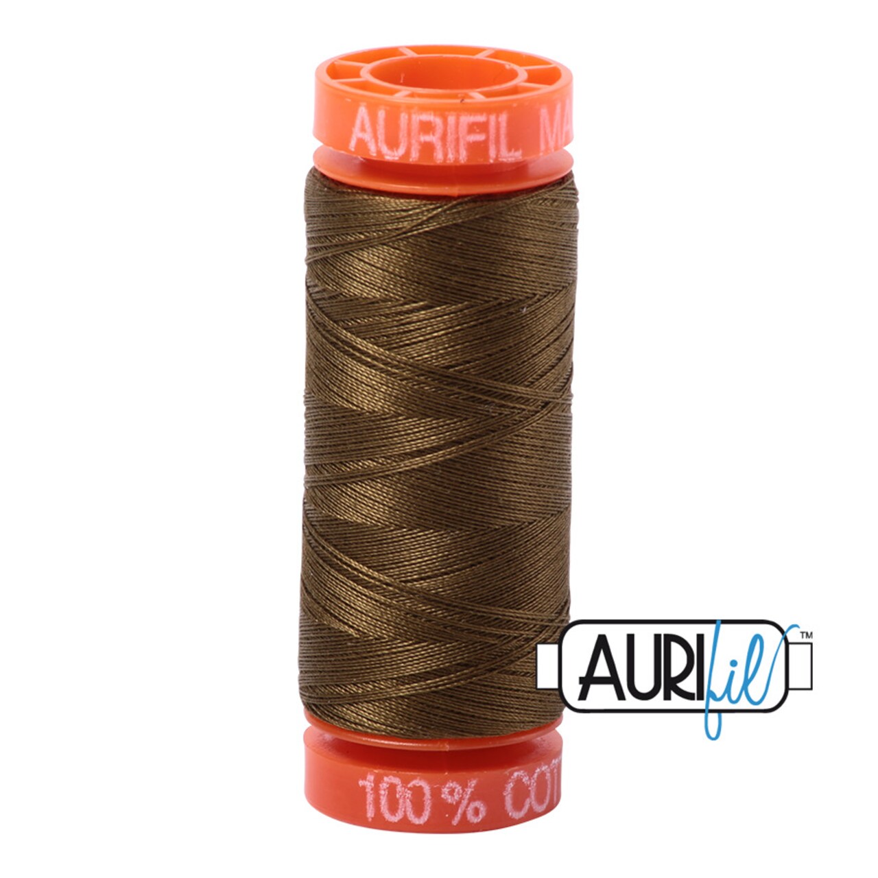 Dark Olive (4173) | 50wt Small Spool (200M / 220Y) | Aurifil Thread